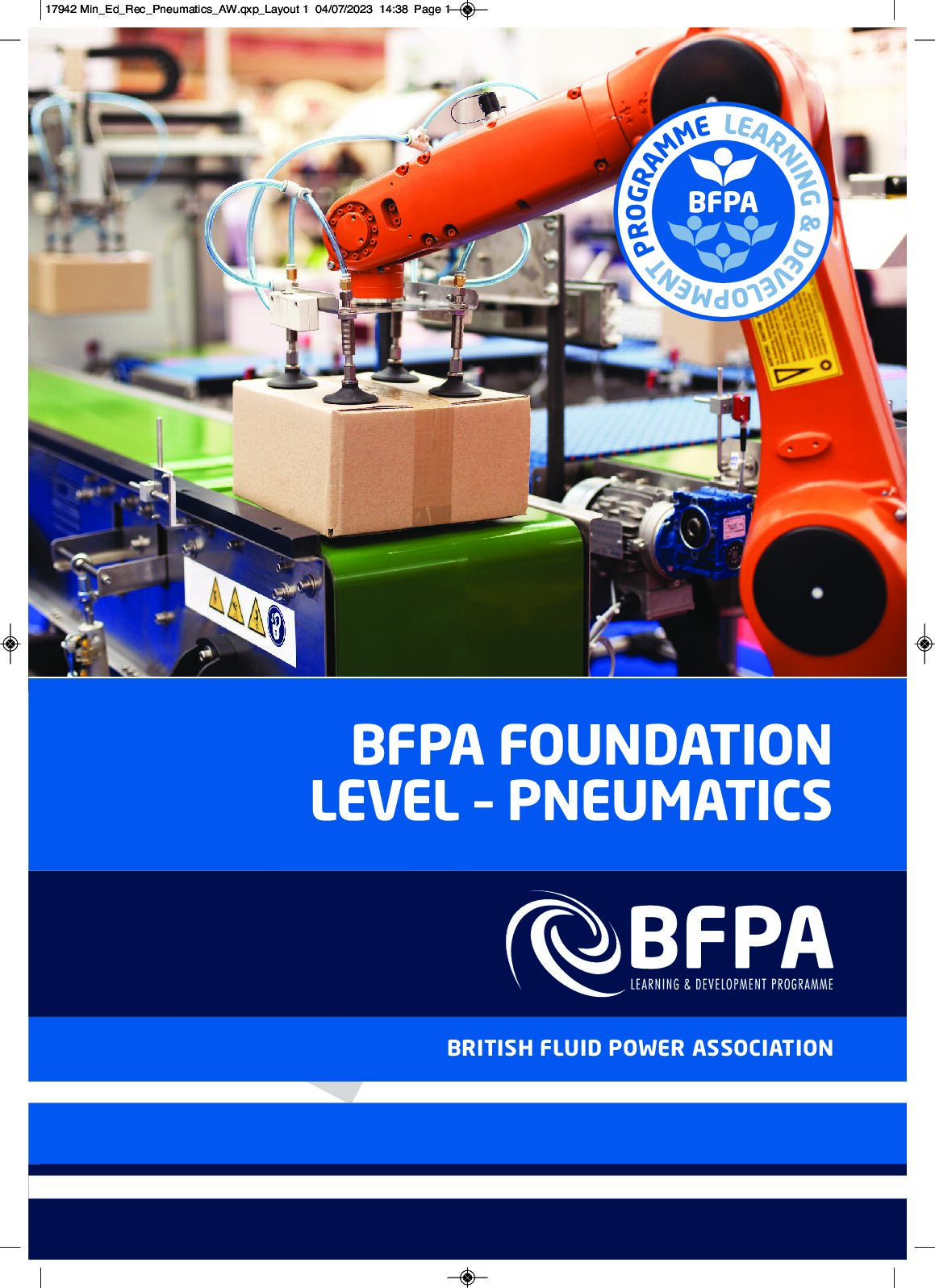 BFPA Foundation Level – Pneumatics Course Reference Manual